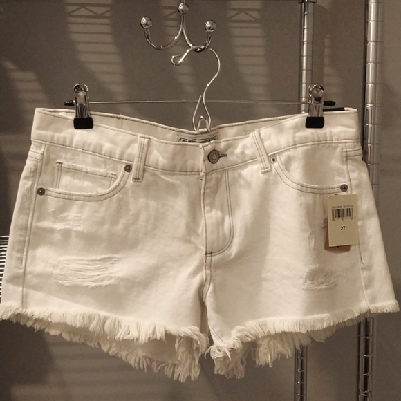 Lucky Brand Pants - Lucky Brand off white denim cut off shorts NWT!
